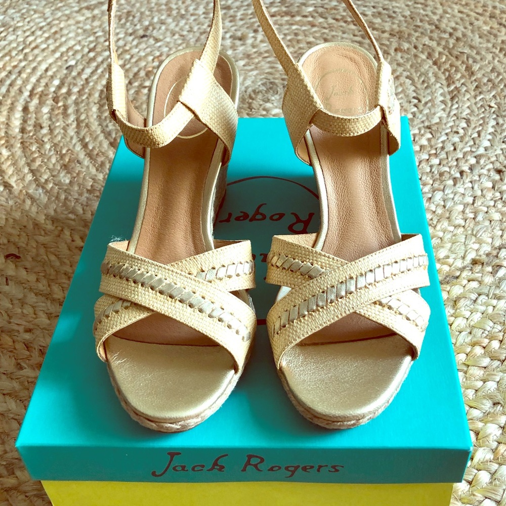 BRAND NEW Jack Rogers Abbey Wedge Sandal